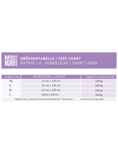 Short Leash - Matrix 2.0 Black/S