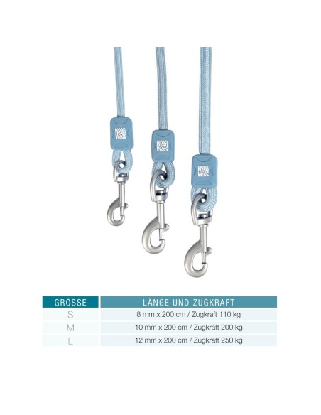Rope Leash 2m Ø 10mm - Matrix 2.0 Black/M-L