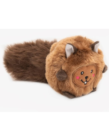 Bushy Throw - Squirrel - Dog Toy