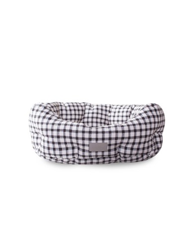 PAINTED GINGHAM SMALL ROUND CUDDLER