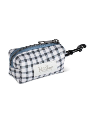 PAINTED GINGHAM WASTE BAG HLDR