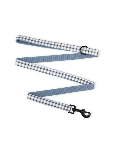 PAINTED GINGHAM DOG LEASH
