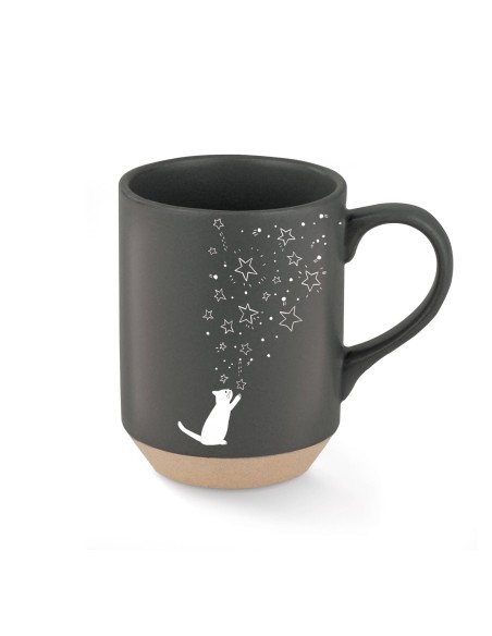 CELESTIAL CAT STONEWARE NEWYORK MUG