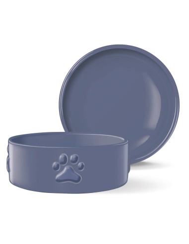 SCULPT PAW NAVY MED SCLPTD BOWL