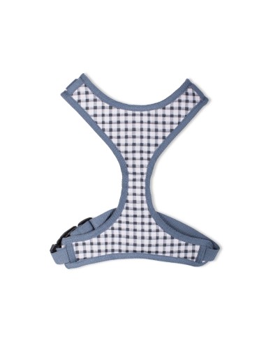 PAINTED GINGHAM MD DOG HARNESS