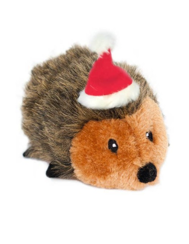 Holiday Hedgehog - Christmas Dog Toy Size Large
