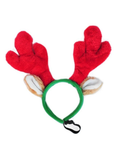 Christmas Dog Antlers - Holiday Size Small