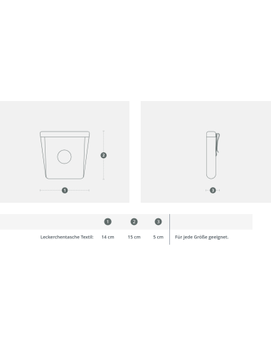 Sac à friandises Hazel – Noir