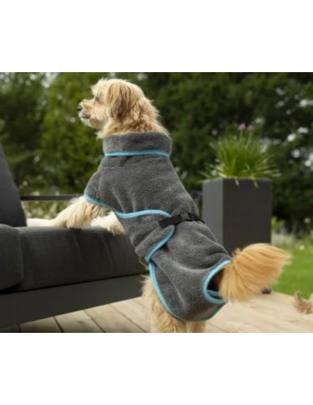 Ruby dog bathrobe – Size 6 – 45-50cm