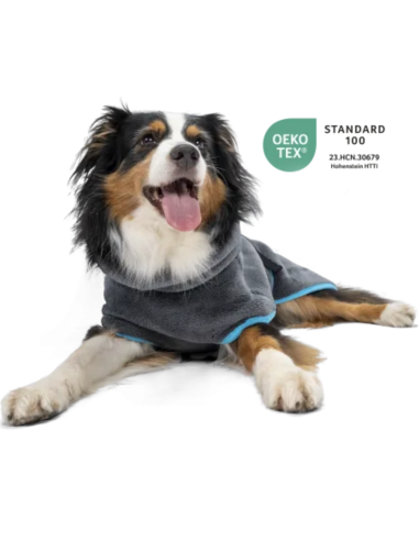 Ruby dog bathrobe – Size 9 – 60-65cm