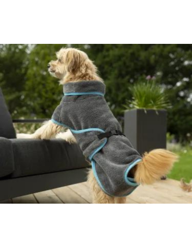 Ruby dog bathrobe – Size 10 – 65-70cm