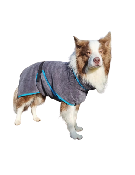 Ruby dog bathrobe – Size 7 – 50-55cm