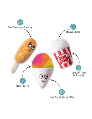 3 Piece Small Dog Toy Set - Faire Foods