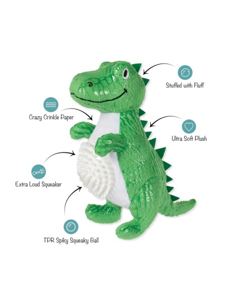 Roar And Explore Plush Dog Toy
