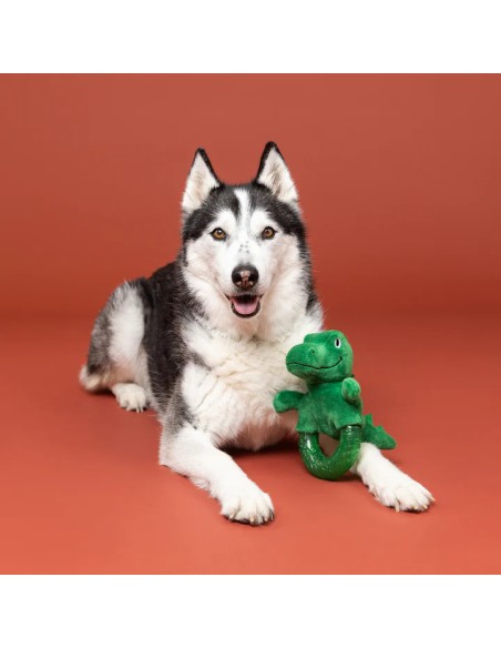 Unleash The Dino Tpr With Plush Dog Toy