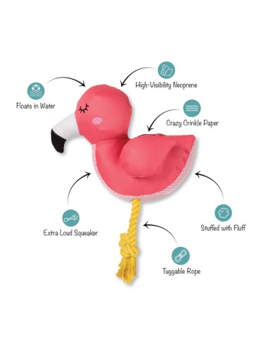 Be Flamazing Floating Dog Toy