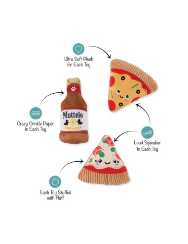 Slice N Sip 3Pcs Small Dog Toy