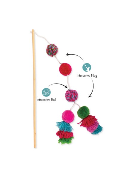Shake Your Pom Pom Teaser Cat Toy