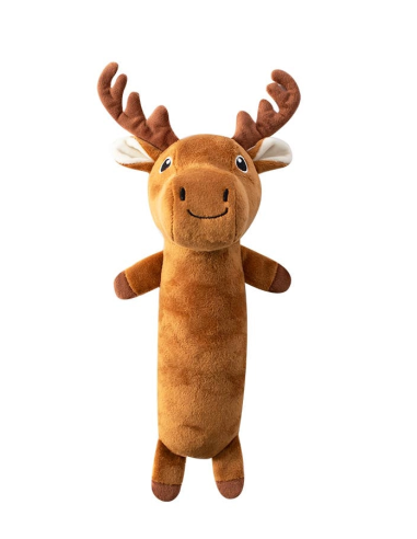 Easily Amoosed Plush Dog Toy