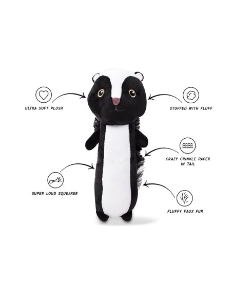 Stinkin' Cute Plush Dog Toy