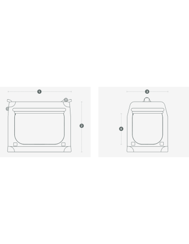 TPX110-Pro Reisbench - Grijs