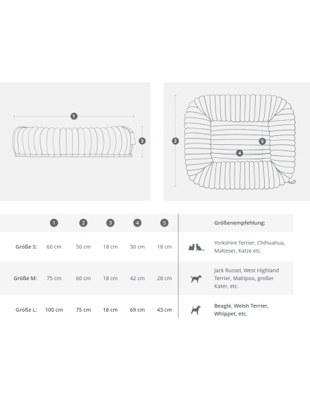 Biscuit Cube - Grey - L