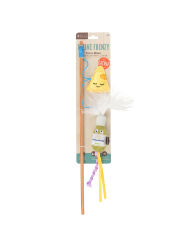 Feline Frenzy – Wand Toy - Cheese and Wine
