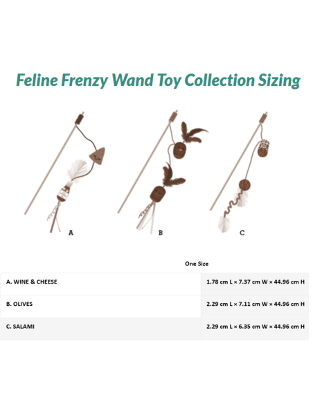 Feline Frenzy - Wand Toy - Salami