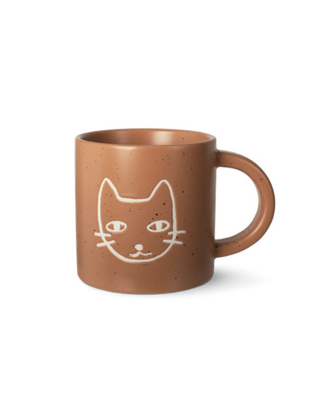 Abstract Cat Light Coral Speckle