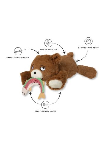Wagsdale The Bear Necessities Plush Dog Toy