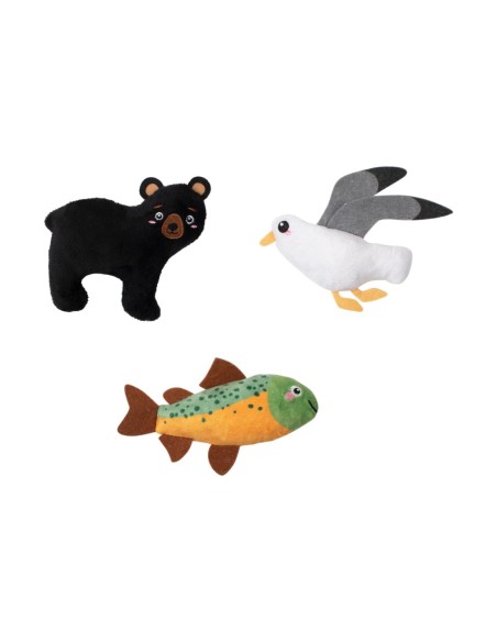 Wagsdale Lake Cruisers 3pc Mini Dog Toy Set