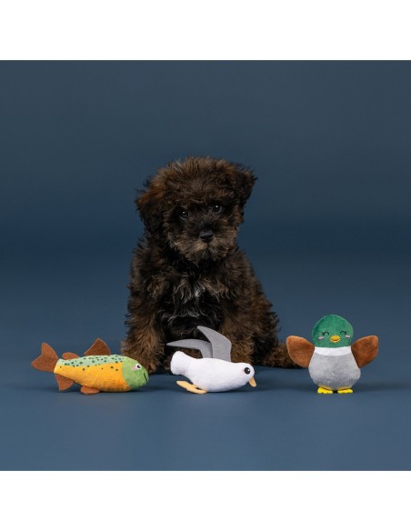 Wagsdale Lake Cruisers 3pc Mini Dog Toy Set