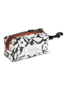 Charcoal Floral Waste Bag Holder - pack of 4 2