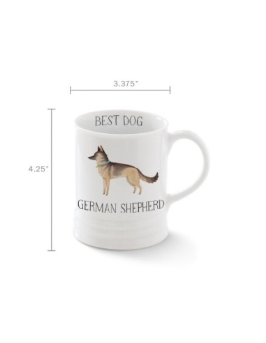 Julianna Swaney German Shepherd Mug - pack of 4