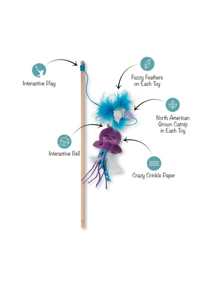 Going With The Tide Cat Toy - pack of 4
