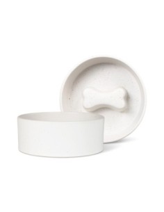 Speckled Bone Medium Slow Feeder Dog Bowl - pack of 3 2