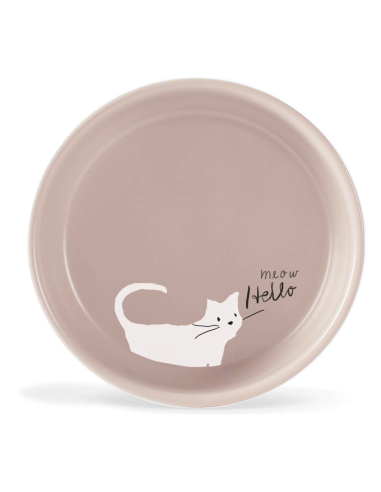Whisker Cat Meow Sm Stoneware Bowl