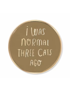 Normal 3 Cats Enamel Pin