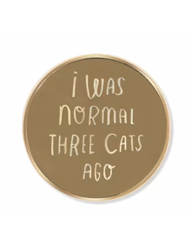 Normal 3 Cats Enamel Pin