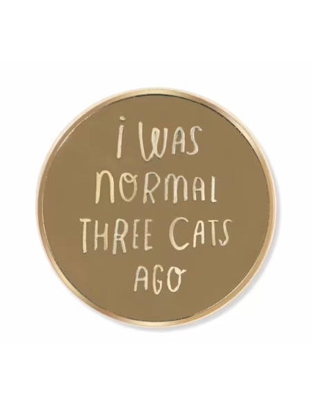 Normal 3 Cats Enamel Pin