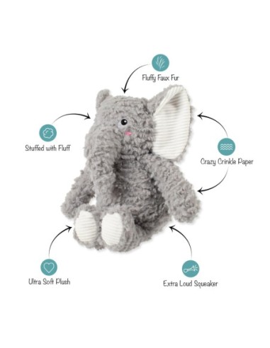 Love You a Ton! Plush Dog Toy