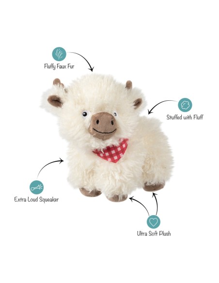 Hair Today, Cuddle Tomorrow Plush Dog Toy