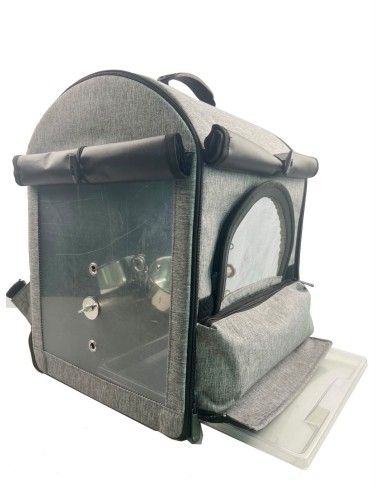 Bird Carrier with stainless standing rod