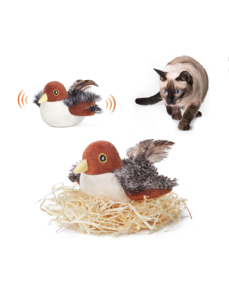MigiPaws - Flapping Bird - Grey