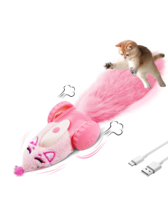 MigiPaws - Plush Mice Car - Roze