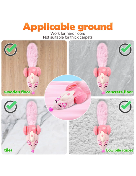 MigiPaws - Plush Mice Car - Roze