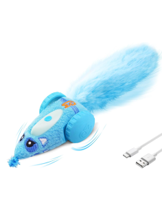 MigiPaws - Plush Mice Car - Blue