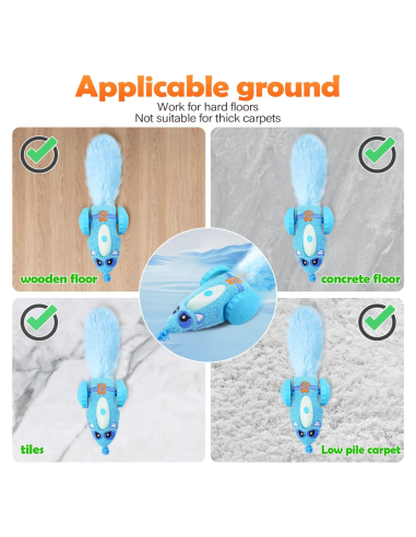 MigiPaws - Plush Mice Car - Blau