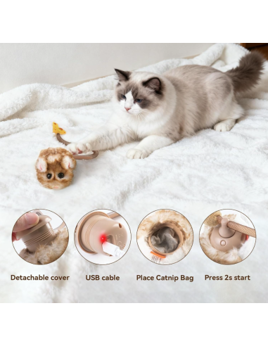 MigiPaws - Interactive MigiMouse - Fuzzy Brown