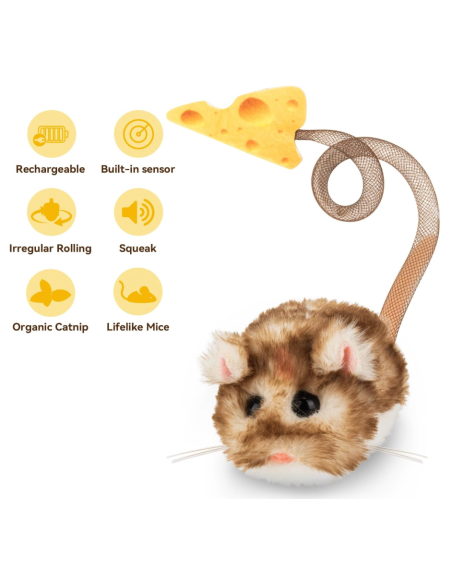 MigiPaws - Interactive MigiMouse - Fuzzy Brown